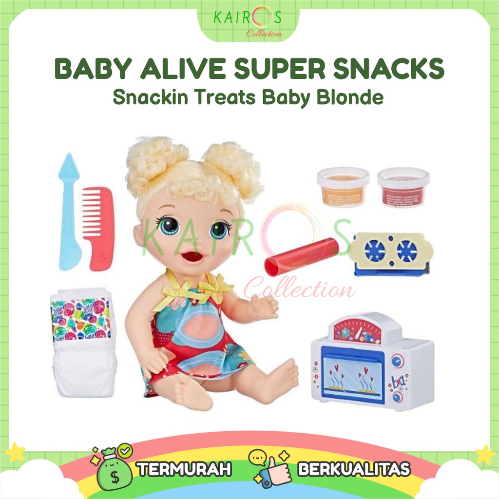Baby Alive Super Snacks - Snackin Treats Baby Blonde