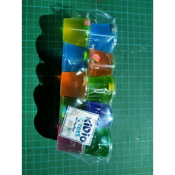 10 Pcs Slem Jelly Mangkok/ Slime Ember 25 Ml Grosir