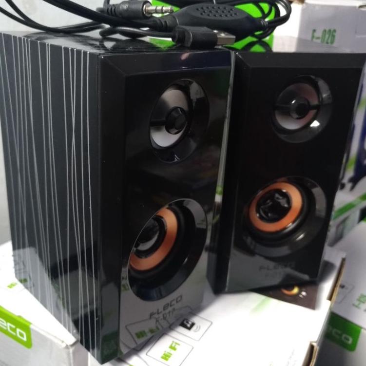 Terbaik SPEAKER MINI BASS FLECO SOUND AKTIF MINI BLUETOOTH ORIGINAL ASLI 100% COD GRATIS ONGKIR INDO