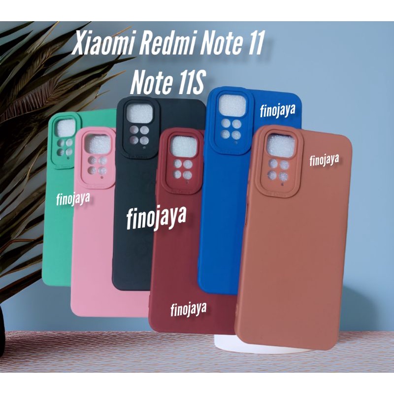 Case Macaron Xiaomi Redmi Note 11Xiaomi Redmi Note 11s Silikon Casing Selicon Pelindung Pro Camera