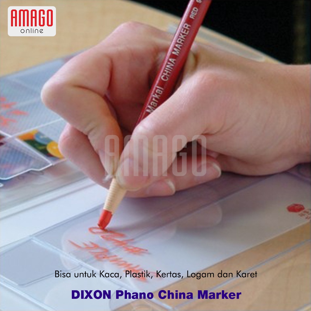 DIXON PHANO CHINA MARKER (PENSIL KACA) - PILIH WARNA - HARGA SATUAN