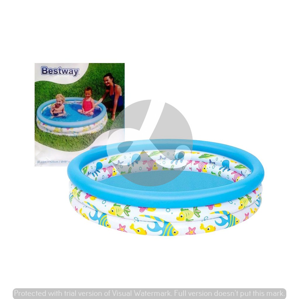 Kolam Renang Karet Mandi Bola Anak Bestway 51009 Ukuran 1,22m x 25cm