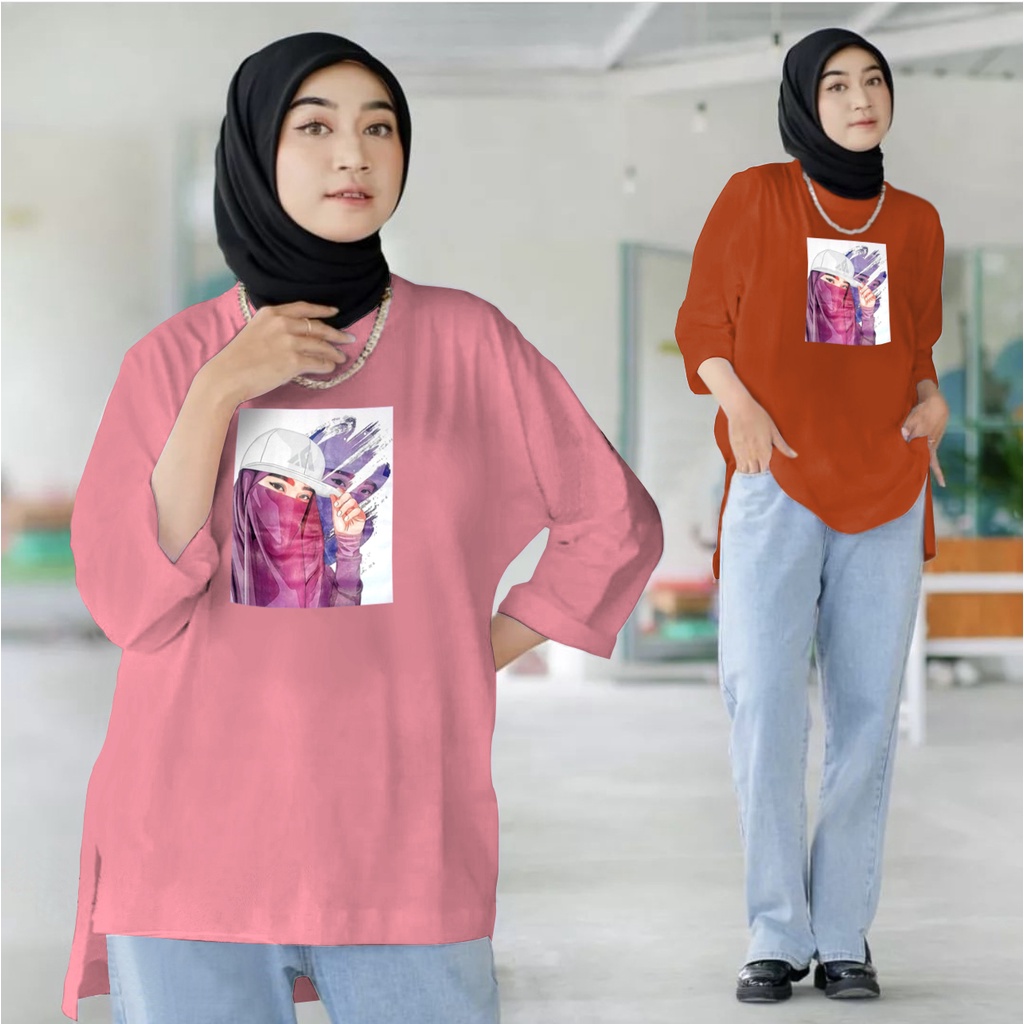 GR ATASAN OVERSIZE BASIC KAOS JUMBO PRINT DTF SR106