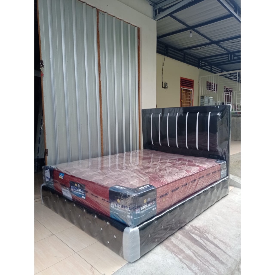 SPRINGBED BIGLAND / BED SET LEPASAN BIGLAND / SPRING BED BIGLAND 180- MITRA MEBEL BLITAR