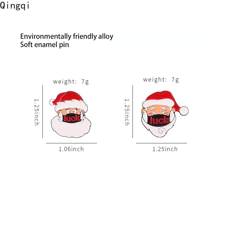 Bros Pin Enamel Desain Pohon Natal Rusa Snowman Santa Claus Bell Untuk Aksesoris Pesta Anak