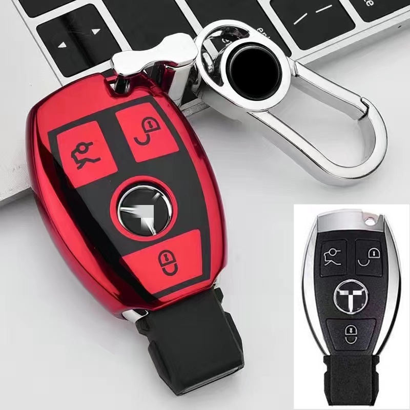 Case Pelindung Kunci Mobil Bahan Tpu Untuk Mercedes-Benz W204 W205 W176 Gla Cla C-Class