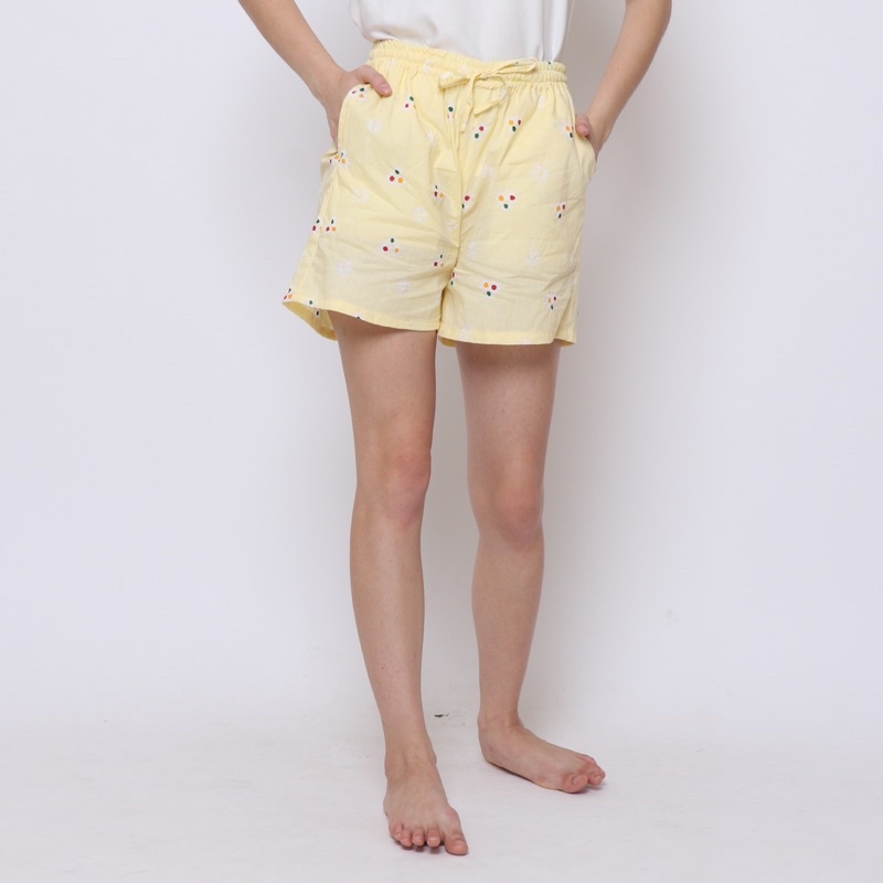 Bertumbuh - Tanaka Set ( Sleevelees Inner Top &amp; Short Pants ) Jumputan BATIK Hand made