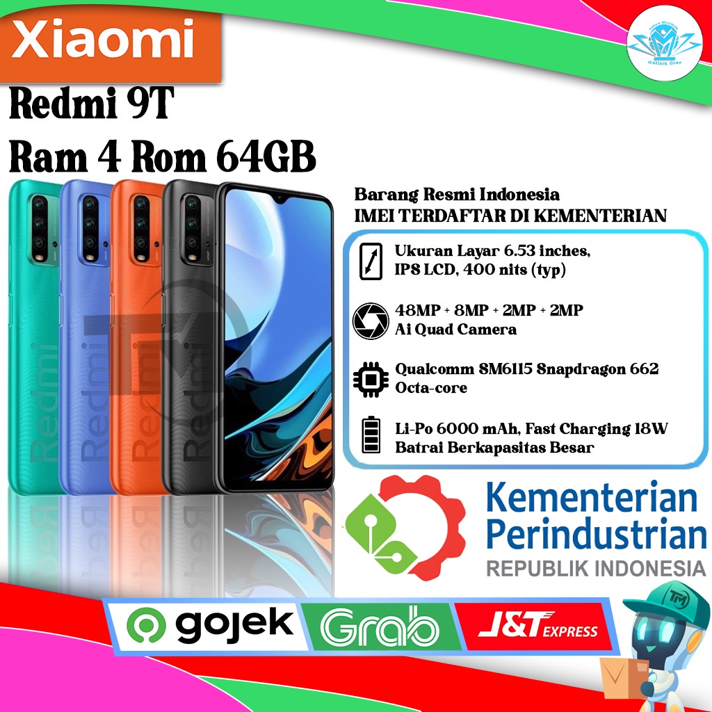 Xiaomi Redmi 9T Ram 4 Rom 64