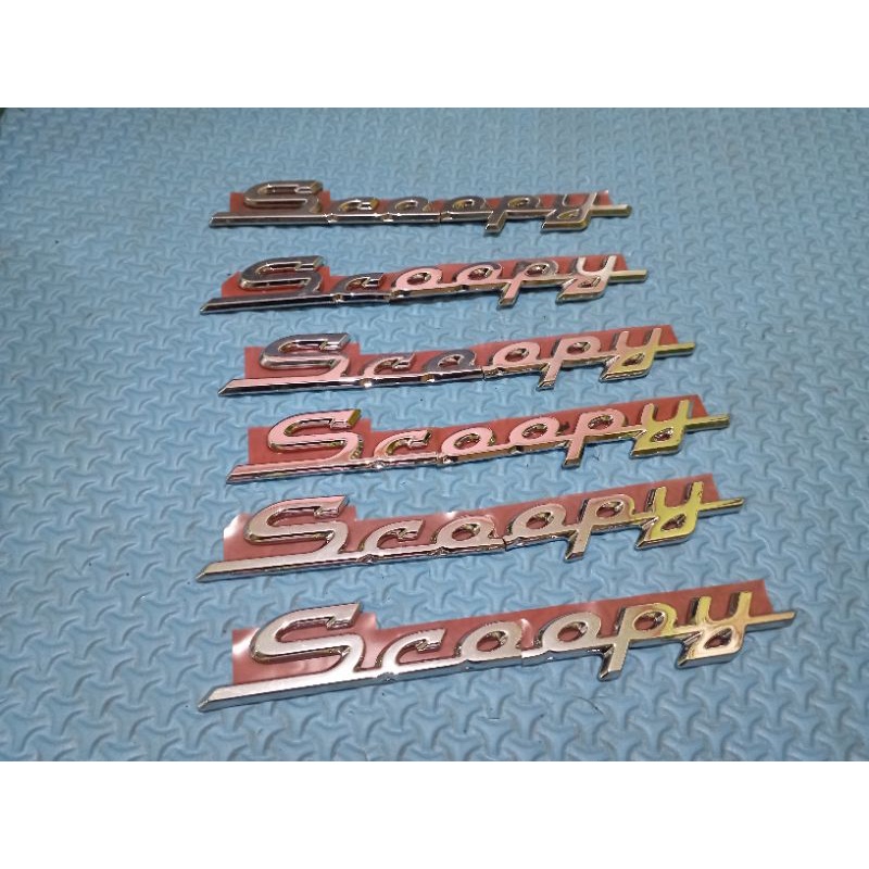 EMLEM LOGO SIMBUL SCOOPY F1 2013 2016 ORI