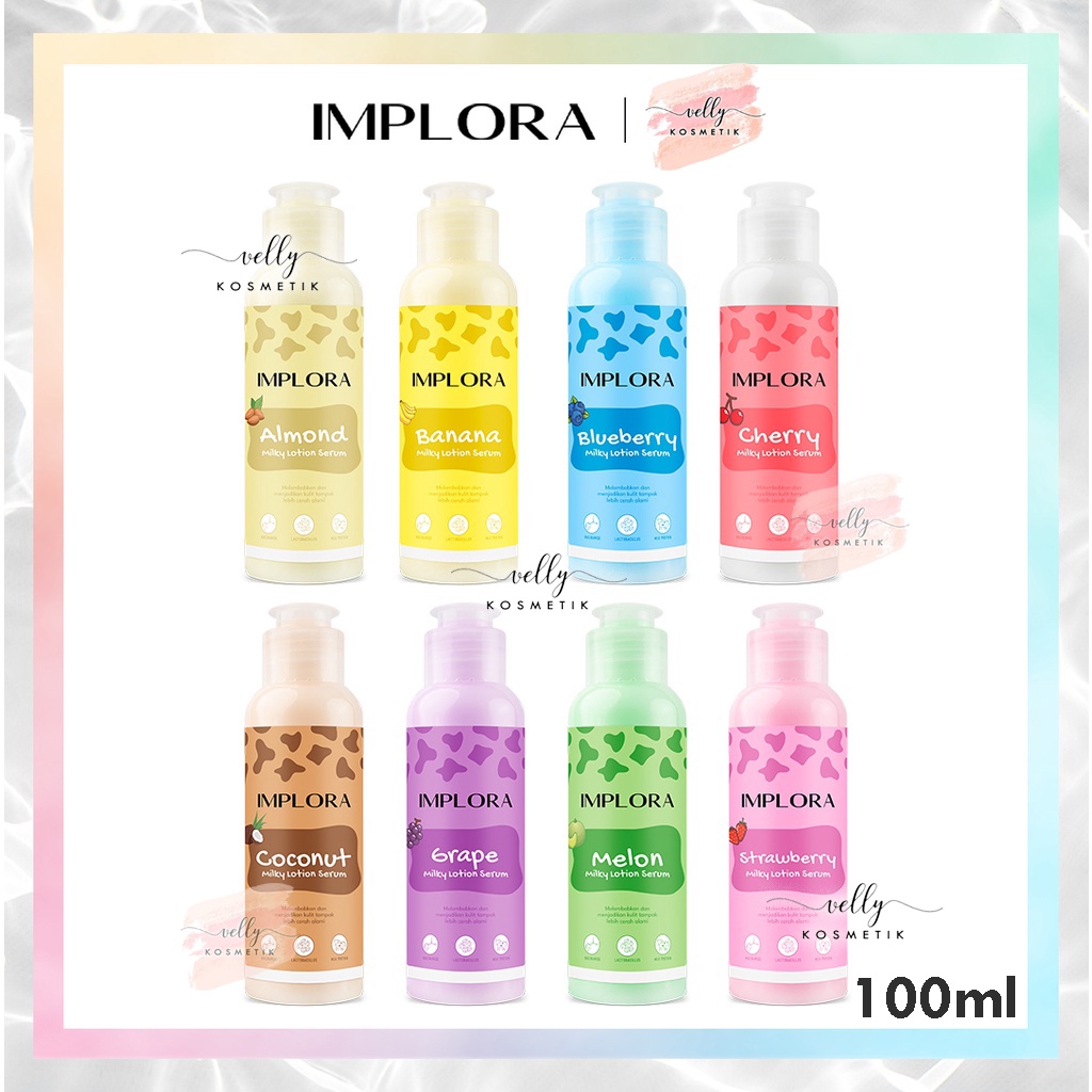 Implora Milky Lotion Serum 60ml | 100ml