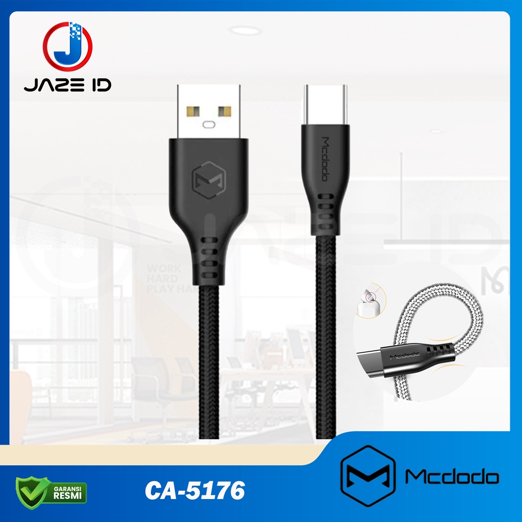 MCDODO CA-5176 Cable USB to Type C Fast Charge 3A Quick 4.0 Android