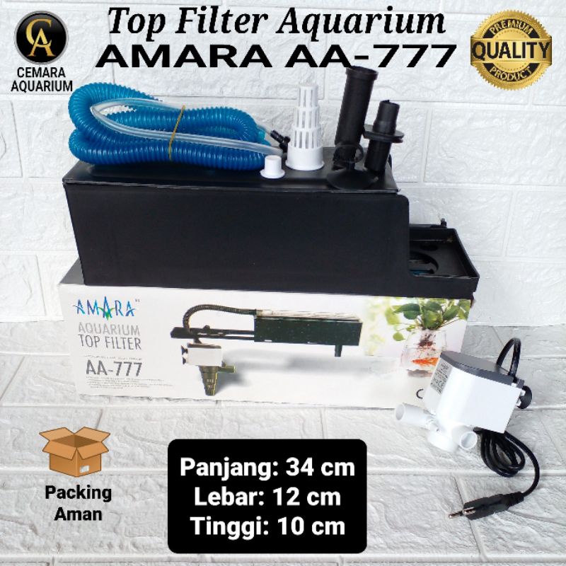 Top filter aquarium/ Amara AA-777/ pompa/ pompa aquarium/ pompa akuarium/ pompa air aquarium/ pompa 