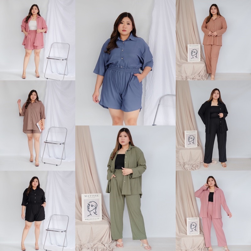 BIGWELL ADELE SET BIGSIZE/ PLUSSIZE/ PAKAIAN BIGSIZE/ PAKAIN PLUSSIZE/ PAKAIAN JUMBO/ BAJU JUMBO/ SET JUMBO/ SET PLUSSIZE