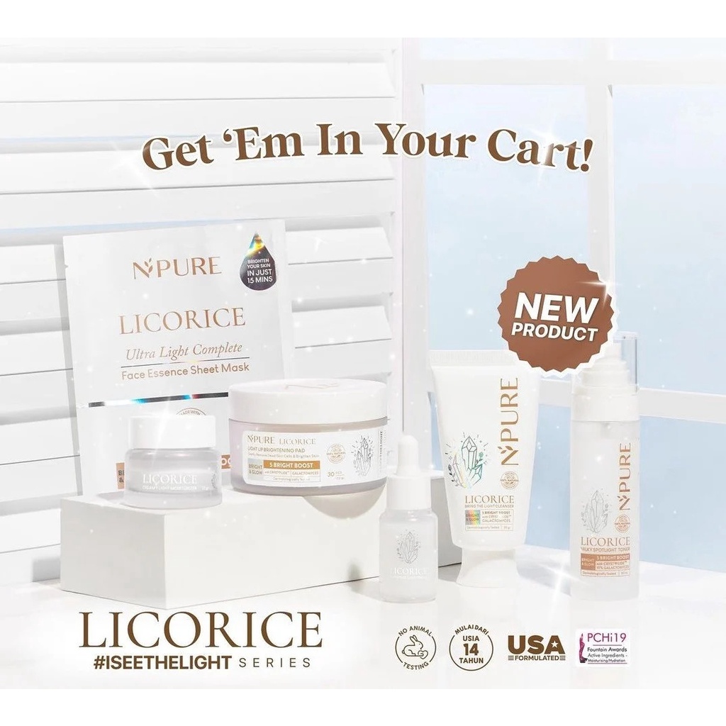 Npure Licorice Skincare Series