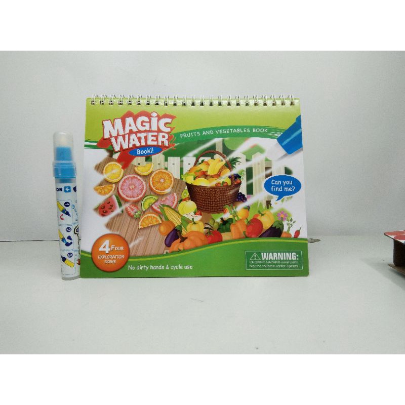 

Mainan Buku Gambar Air Sayuran Dan Buah-Buahan