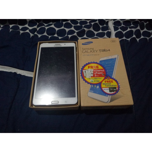[Tablet/Tab/Pad] Samsung Galaxy Tab 4 Fullset Ok Tablet / Ipad / Tab / Pad / Ios /Android Second /