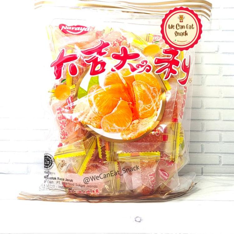 

Terlaris.. Permen Naraya Jelly Jeruk Mandarin Orange Jelly Candy BZ0