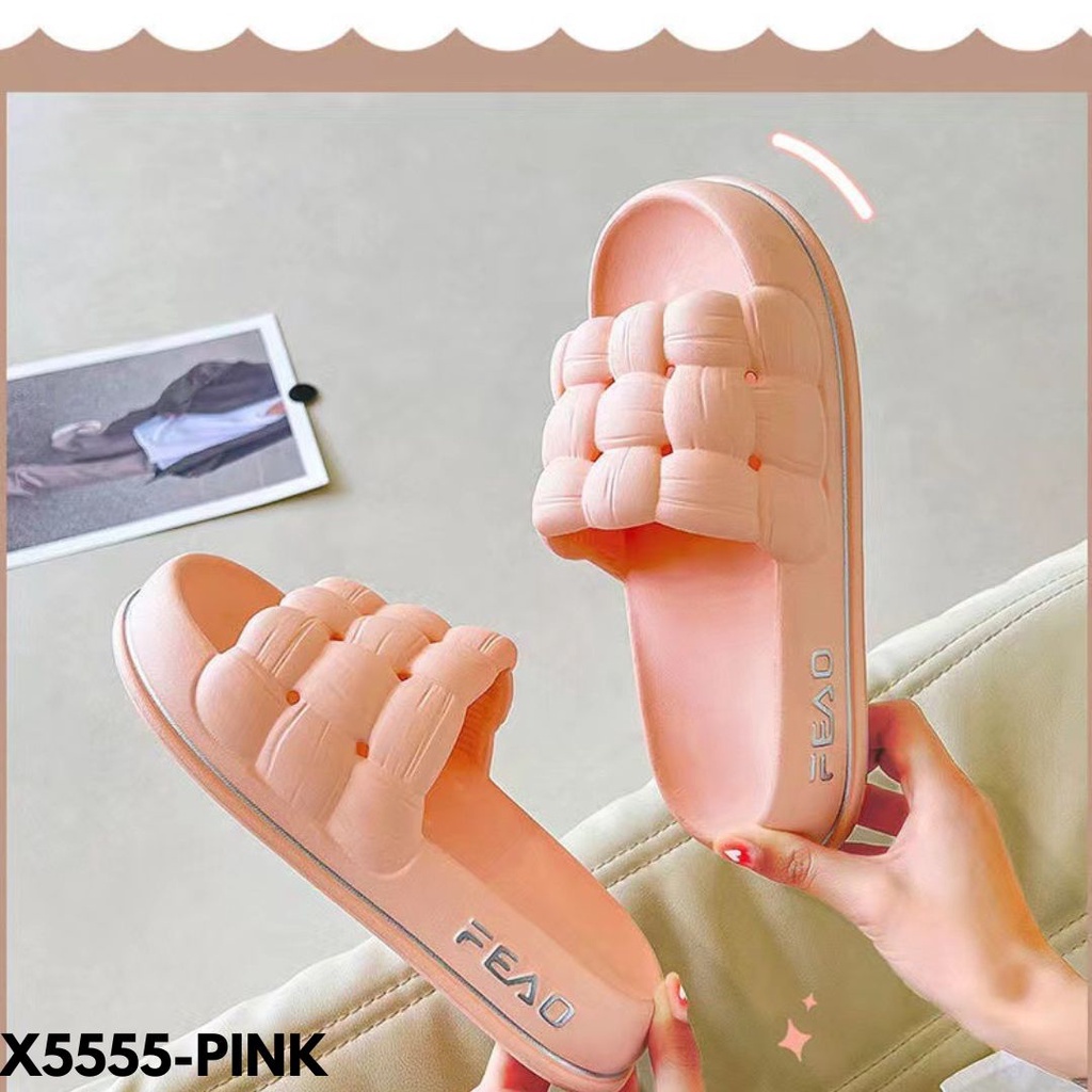 SANDAL WANITA MODEL HARIAN MOTIF KEKINIAN BAHAN RUBBER BERKUALITAS IMPORT 5555