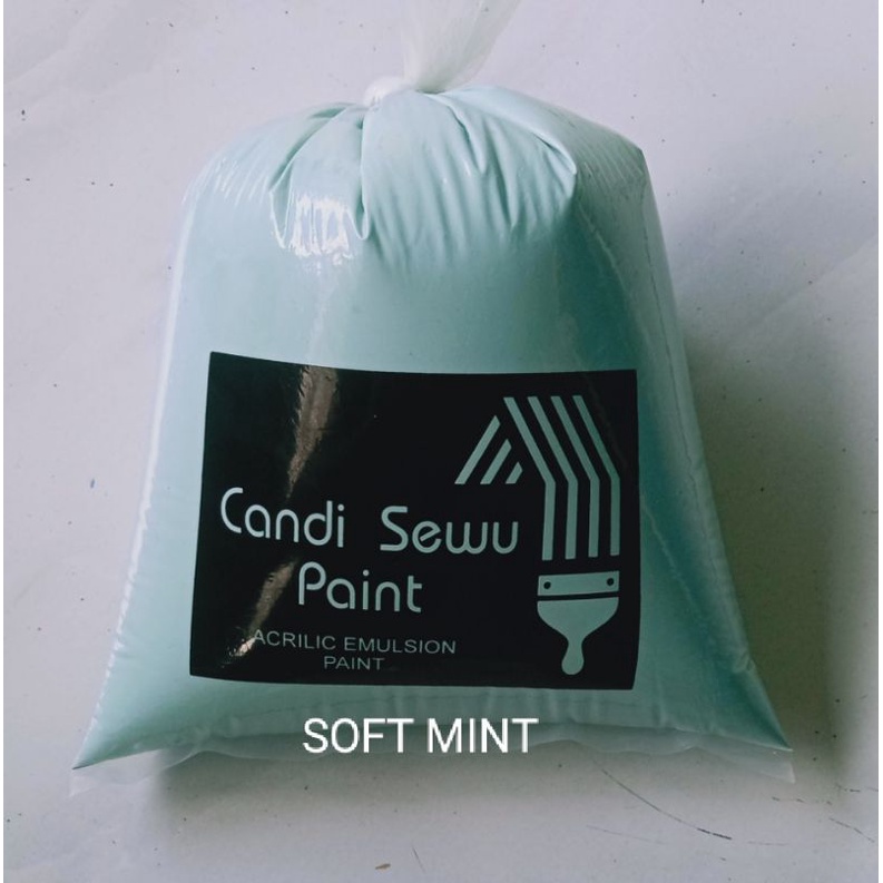 CAT TEMBOK 1 KG WARNA SOFT MINT// KWALITAS SUPER//