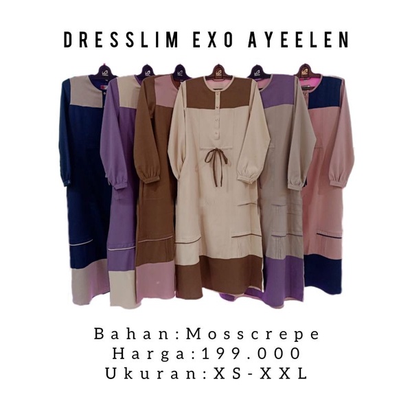 RABBANI DRESSLIM EXO AYELEEN