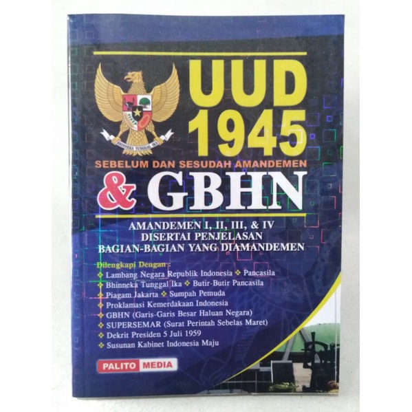 UUD 1945 SEBELUM DAN SESUDAH AMANDEMEN & GBHN