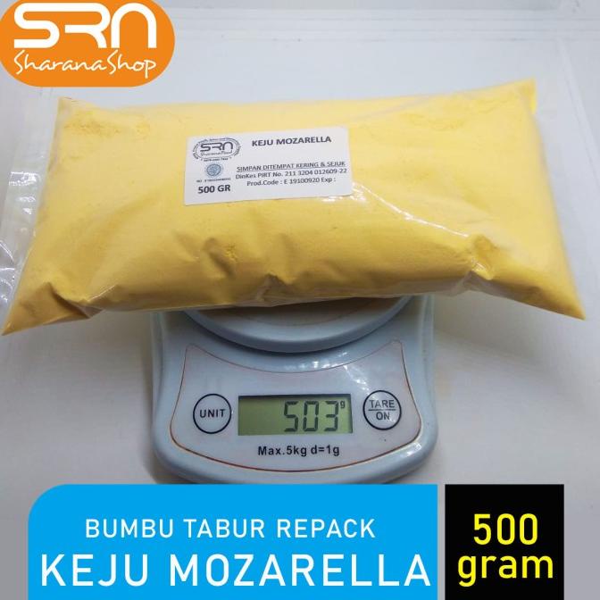 

<<<<<] BUMBU TABUR 500 GR REPACK RASA KEJU MOZARELLA, HALAL, DIJAMIN ENAK