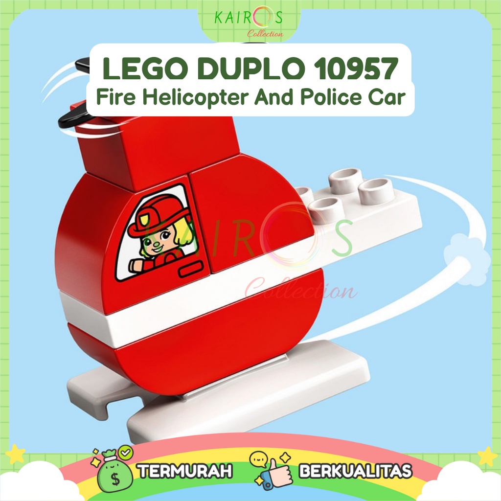 LEGO Duplo 10957 - Fire Helicopter &amp; Police Car