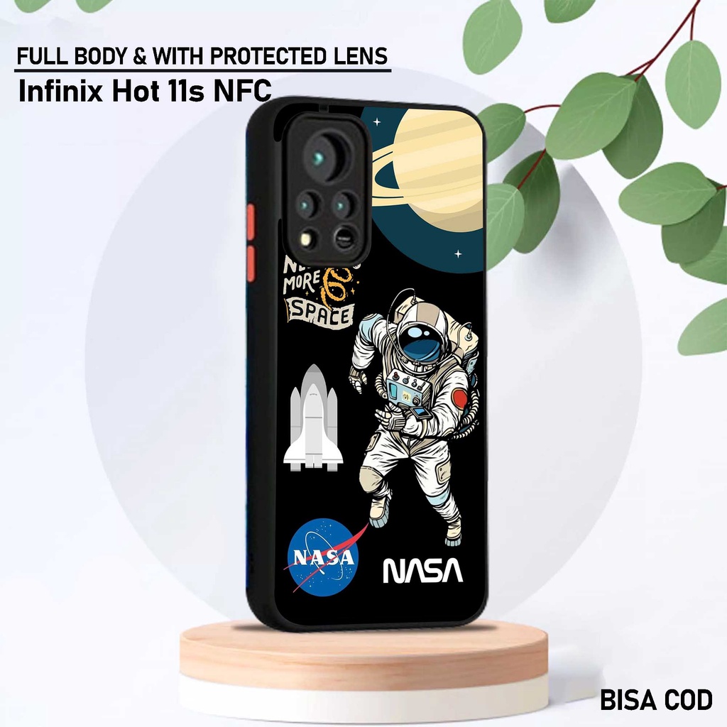 Softcase Dove Infinix Hot 11s Nfc - Motif [ Astronasa ] - Silikon Protec camera Infinix Hot 11s Nfc 