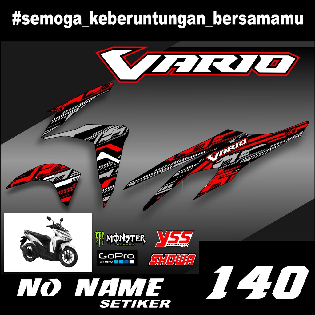 Stiker Striping Variasi Lis Semifull Vario 125 / 150 (140) New 2018 2019 2020