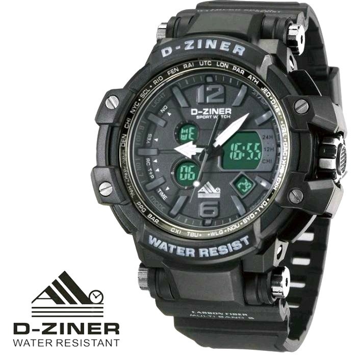 JAM TANGAN PRIA DZINER 8090 D-ZINER 8090 ORIGINAL ANTI AIR