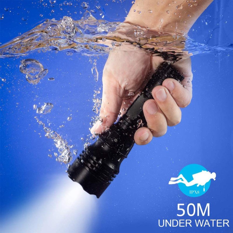 Paket Senter Selam Swat Police T6 LED XZT 8760 Waterproof