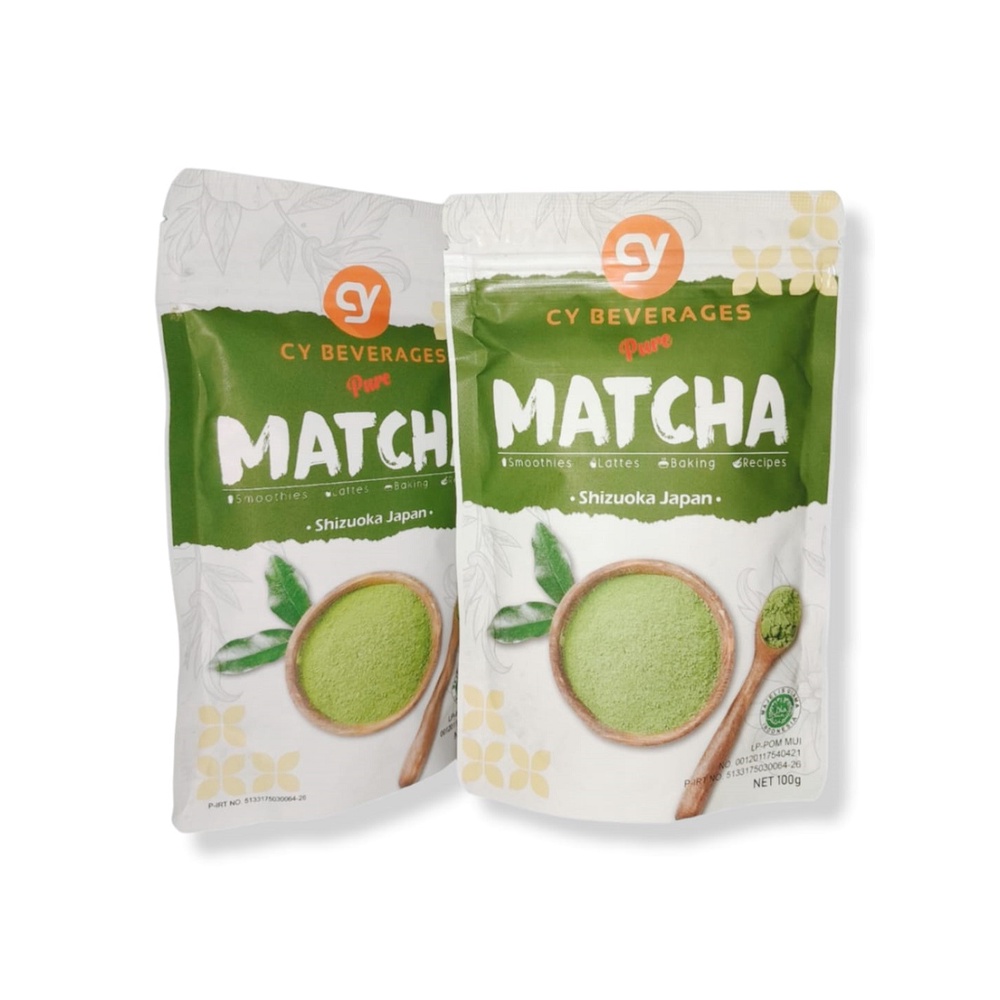 

CY BEVERAGES PURE MATCHA POWDER 100% ORIGINAL JAPAN IMPORT - 100GR