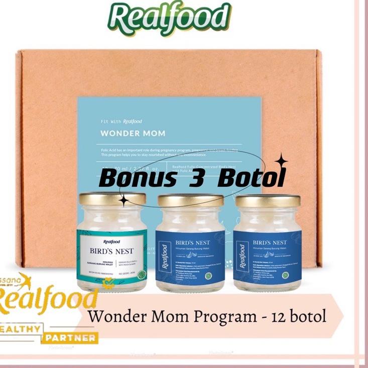 

Serbuu--Realfood Wonder Mom ( p.12 Bonus 3 Jar ) Minuman Sarang Burung Walet Bersertifikat