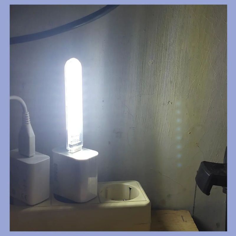 LAMPU USB 8 LED WHITE
