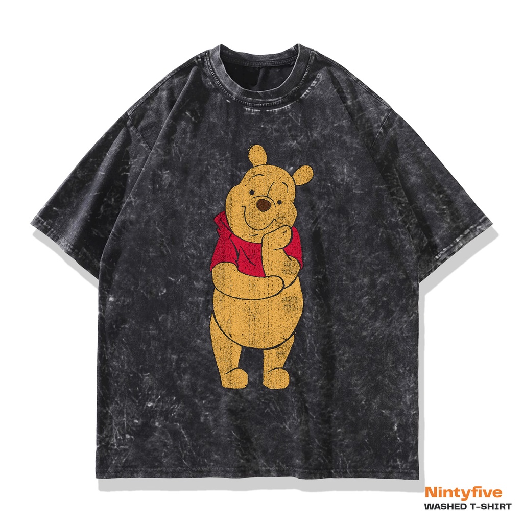 Kaos Winnie The Pooh Vintage Oversize Washed Washing