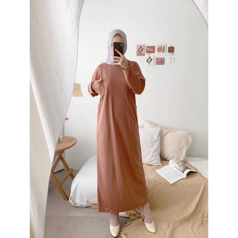 [BUSUI] Dress Gamis Busui Atasan Wanita | Baju Menyusui | Busui Friendly Valica Terbaru Bukaan Kanan