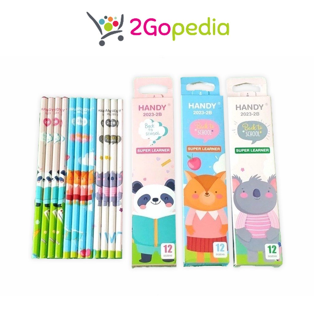 

Pensil 2B isi 12 Pcs 2023 Handy Grosir Murah Atk