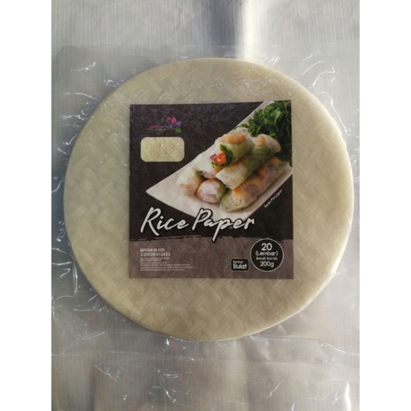 

Rice paper Java super food 20 lembar (bulat)