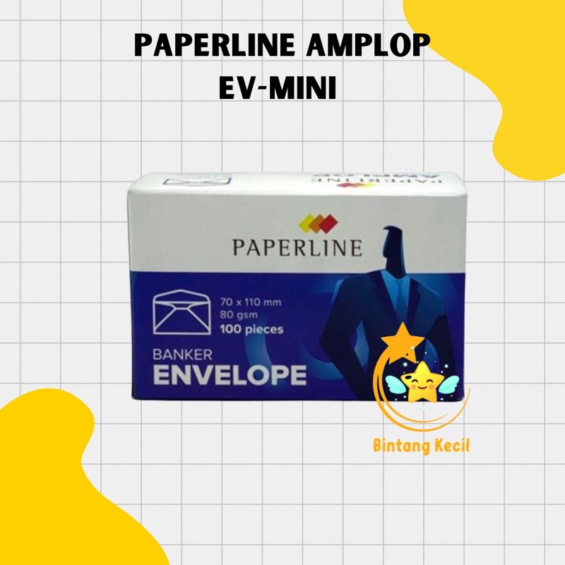 

[PAK] AMPLOP PUTIH POLOS PAPERLINE MINI 110 X 70 MM (100 LEMBAR)