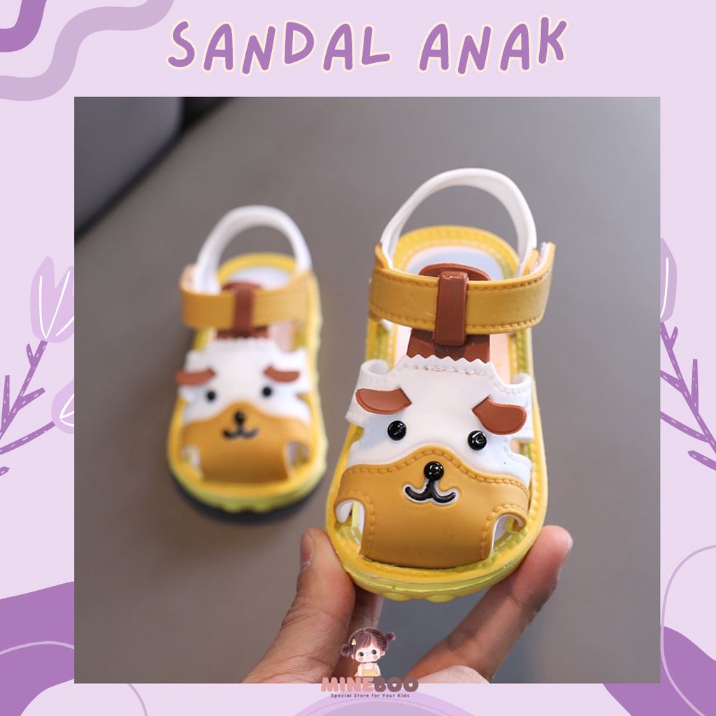 mineboo SEPATU BAYI PUPPY PREWALKER 6-24 BULAN import laki-laki perempuan sandal