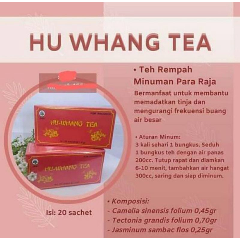 

Hu Wang Tea HERBAL NASA TEH PELANGSING BISA COD BAYAR DITEMPAT