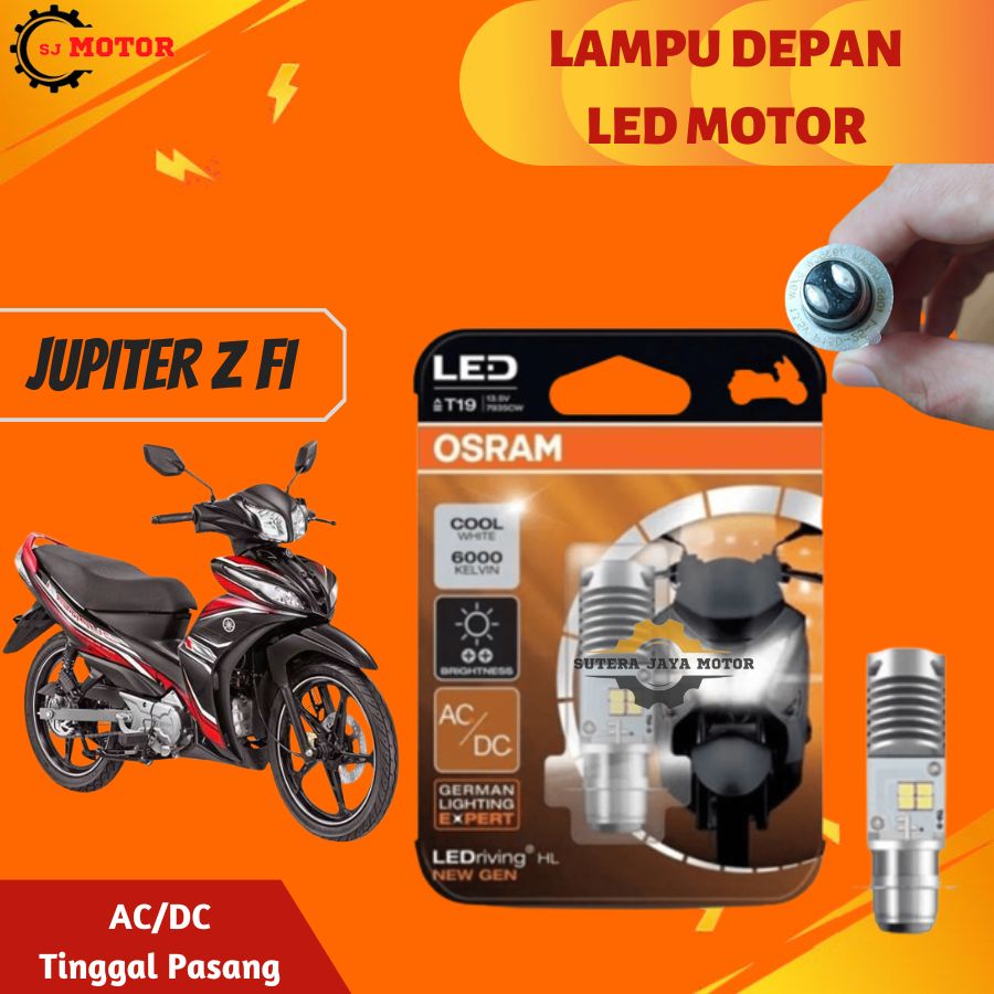 LAMPU DEPAN LED MOTOR YAMAHA JUPITER Z FI OSRAM LAMPU UTAMA JUPITER Z AC/DC