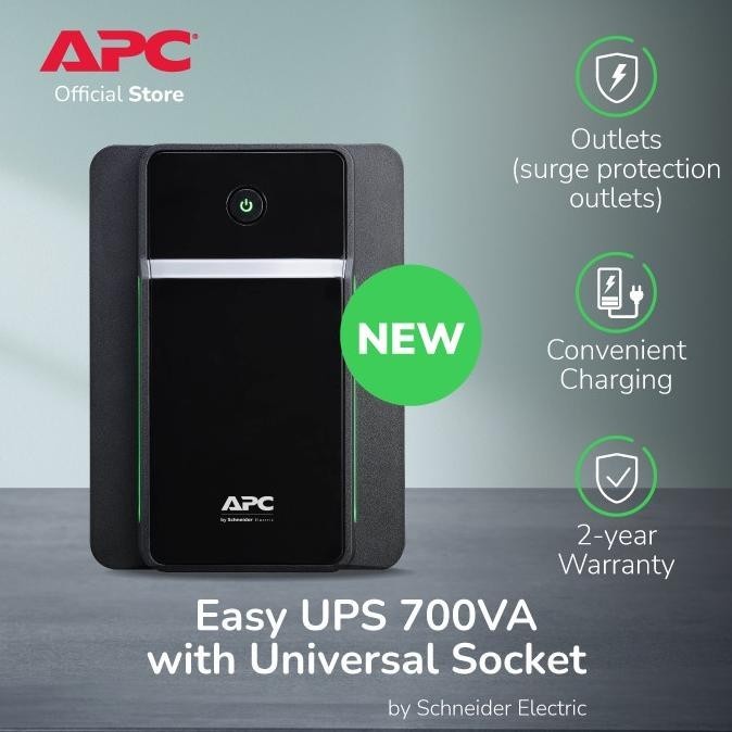 UPS APC Easy UPS BVX 700VA 360W USB Charging BVX700LUI-MS