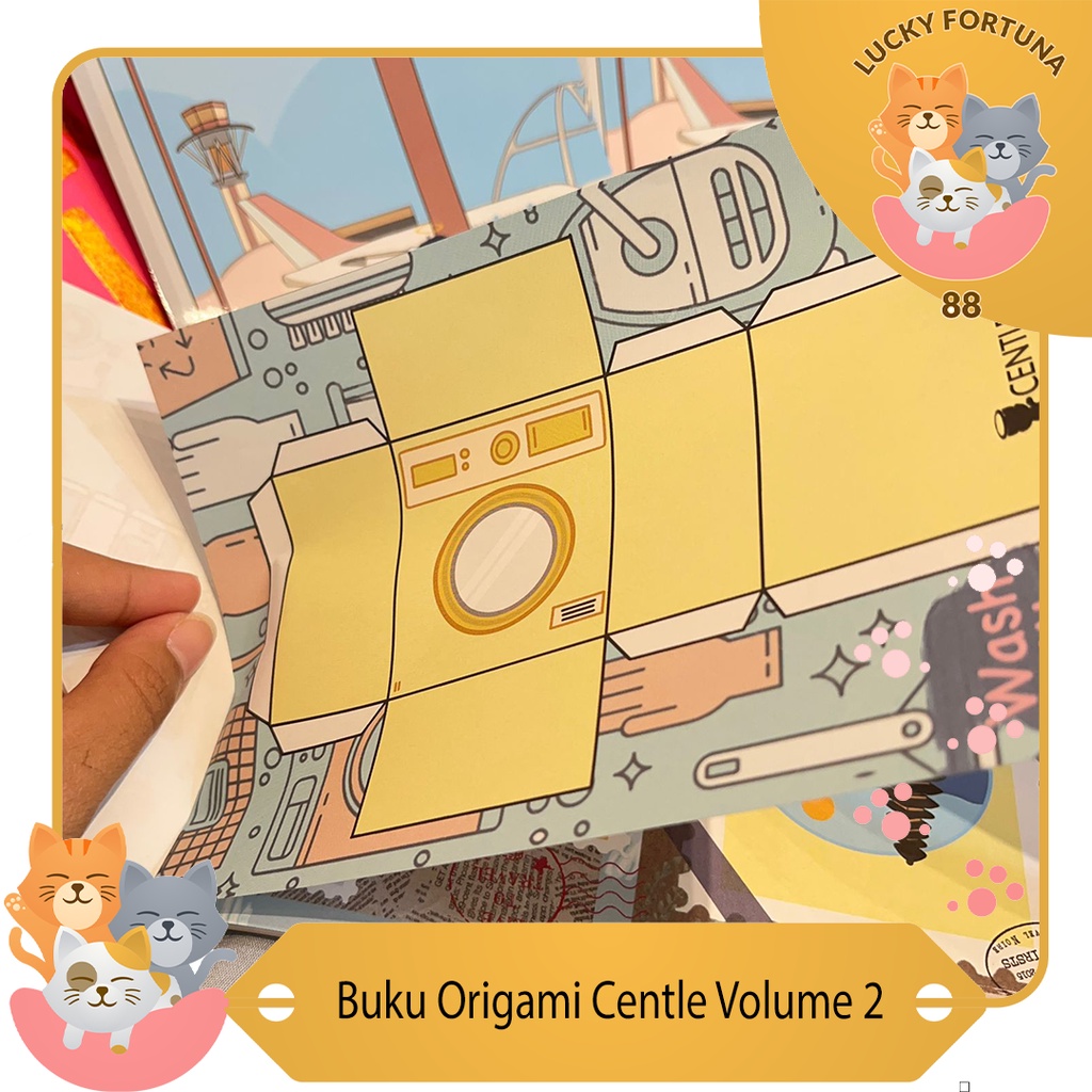 

[LuckyFortuna88] Buku Origami Centle Volume 002 Buku Origami Buku Mengasah kecerdasaan anak Buku Gambar lucu murah Termurah