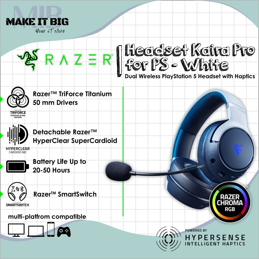 Razer Headset Kaira Pro for Playstation