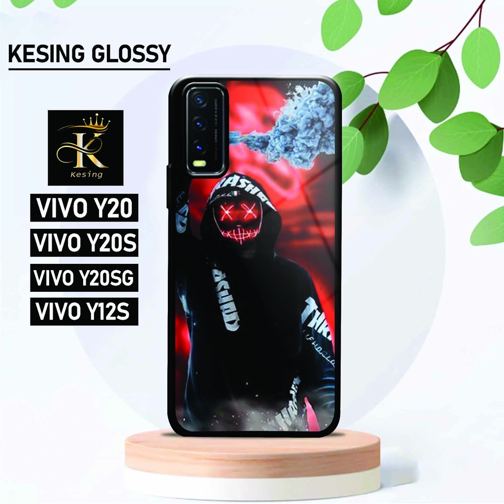 Case Vivo Y20 / Y20S / Y12S - Case Vivo - [ KV-25 ] - Hardcase Glossy 2D Vivo - Softcase Terbaru Cas