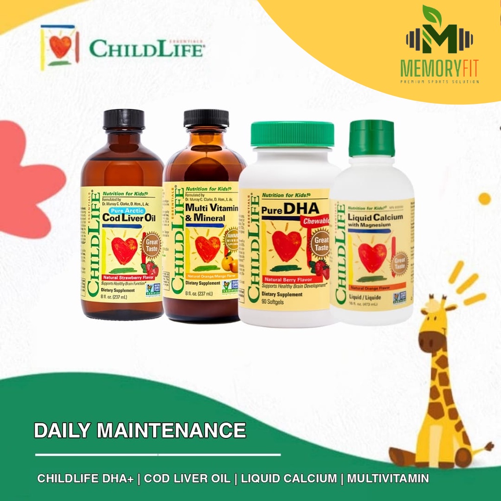 CHILDLIFE VITAMIN ANAK SUPLEMEN COD LIVER OIL