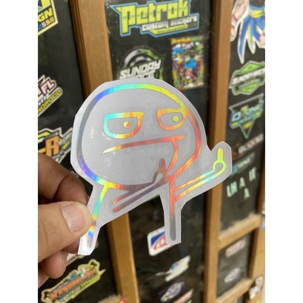 

Sticker Cutting Fucek Sticker Hologram Bisa Nyala