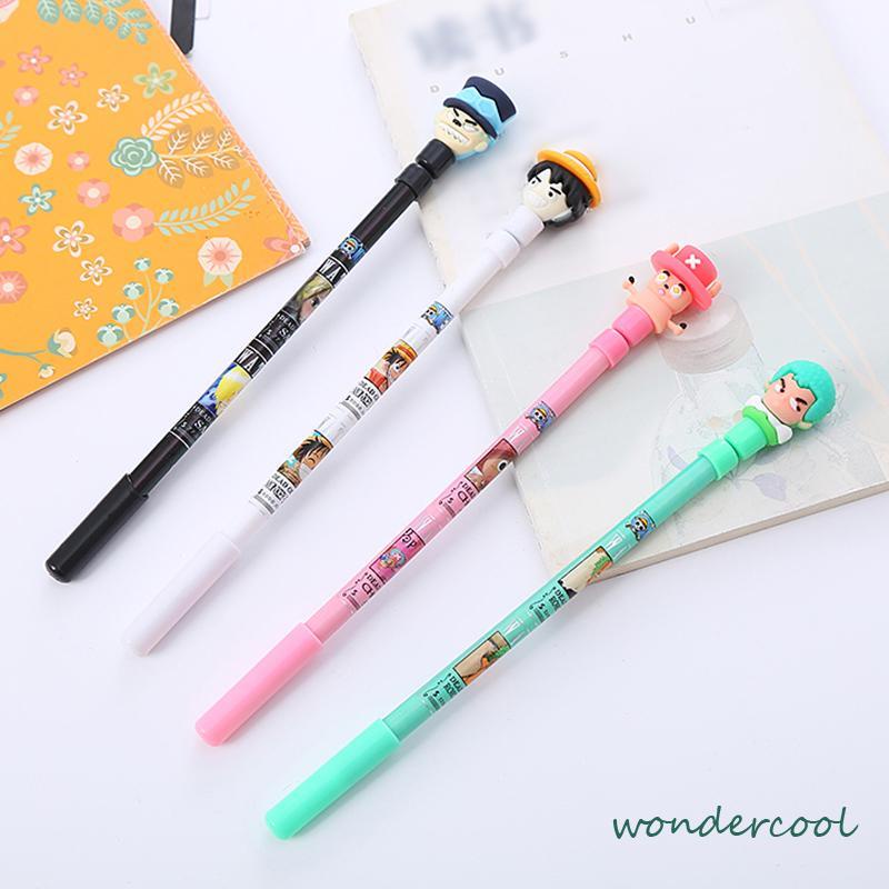 Spinning Pen Pulpen Putar Karakter Anti Stress Pena Mainan Anak Spinner Balance One Piece-Won