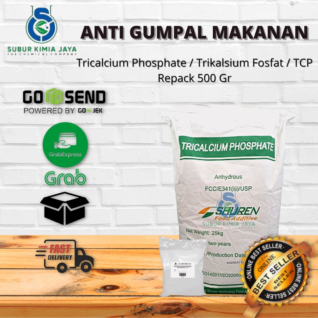 

Tricalcium Phosphate / TCP / Anti Kempal 500gr